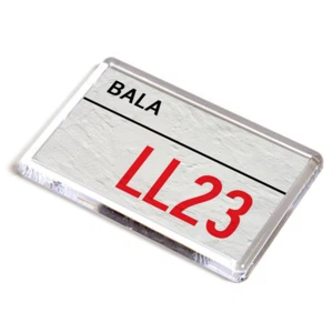 FRIDGE MAGNET - Bala LL23 - UK Postcode - Picture 1 of 1