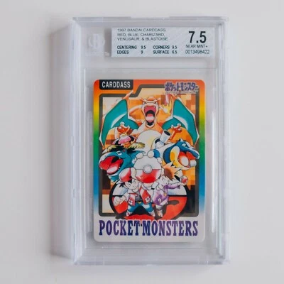 BGS 7.5 Checklist Charizard Bandai Carddass 1997 Japanese Pokemon - Image 1 of 2
