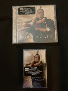 🔺Notorious Big Born Again Cassette & CD [sealed] NEW original 1999 FLYER 🔺 - Picture 1 of 5