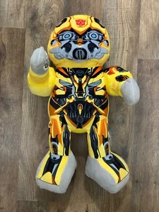 Build A Bear BAB Plush Transformers Bumblebee Stuffed Animal 15" Movable Arms - Picture 1 of 14