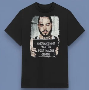 Post Malone Mugshot T-Shirt Gift for Friends All Size S-4XL - Picture 1 of 6