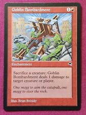 Magic The Gathering TEMPEST GOBLIN BOMBARDMENT red card MTG