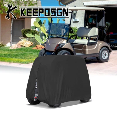 Cubierta de carro de golf para Yamaha Drive 2 2 pasajeros impermeable bolsa de almacenamiento de alta resistencia Foto 1 de 4