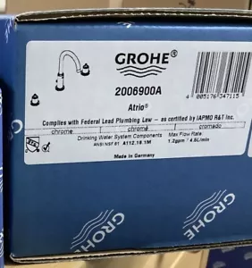 Grifo de baño Grohe Widespread Atrio 8" 2006900A cromado sin asas P2 - Imagen 1 de 1