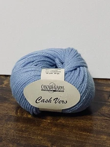 Cascade Yarns "Cash Vero DK" Merino Cashmere Light Blue/Cornflower Color 008 - Picture 1 of 5