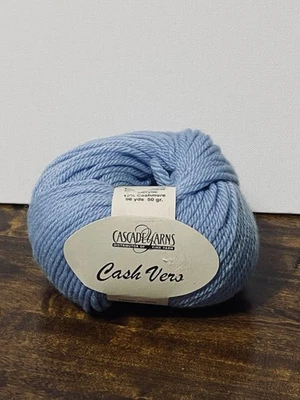 Cascade Yarn "Cash Vero DK" Merino Cashmere Light Blue/Cornflower Color 008 - Image 1 of 4