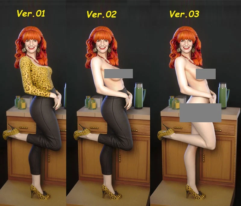 Peggy Bundy 3D Print Garage Kit Figure Model Kit Unpainted Unassembled GK - Image 1 of 4