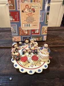 Raggedy Ann & Andy Mini Teeservice 9-teilig Figuren in Box von Enesco 829889 - Bild 1 von 11