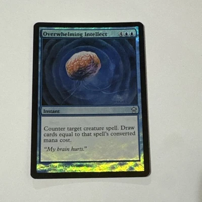 Overwhelming Intellect FOIL - Magic the Gathering MtG - Saviors of Kamigawa - NM - Image 1 of 2