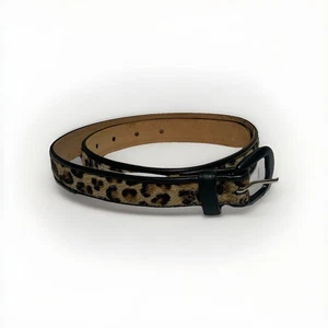 Talbots Leder Gürtel Leopardenmuster Kalbshaar Größe S Made In Italy - Bild 1 von 11