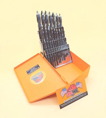 29 Pc Turbo Cobalt M42 Drill Bit Set Step Bit Tip Drill Hog® Lifetime Warranty - Image 1 of 4