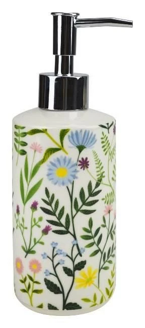 Boston Warehouse Floral Soap Pump/Lotion Dispenser - Image 1 of 1