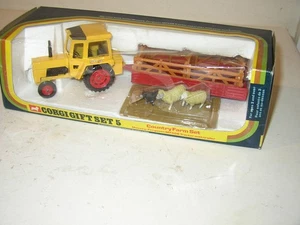 Vintage Die Cast Corgi Gift Set 5 Country Farm set  MF50B Tractor LNIB - Picture 1 of 6