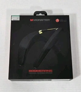 Monster Boomerang Neckband Bluetooth Wireless Speaker IPX7 Waterproof NEW (READ) - Picture 1 of 2