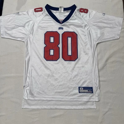 Camiseta de fútbol americano NFL New York Giants Jeremy Shockey #80 juvenil XL oficial Reebok Foto 1 de 4