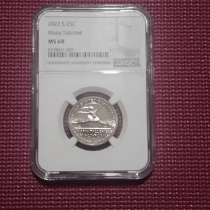 2023 S Maria Tallchief 25c NGC MS 68 American Women Quarter - Picture 1 of 3