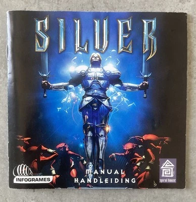 Silver For Sega Dreamcast Manual ONLY - Replacement Instruction Booklet - Image 1 of 2