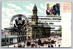 #3182i Celebrate the Century Immigrants Arrive Maxi Card w/Pictorial Cancel - Picture 1 of 2