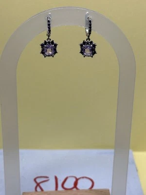 Dangle Earrings Bomb Party Fashion Jewelry Chic RBP Hematite P - Image 1 of 4