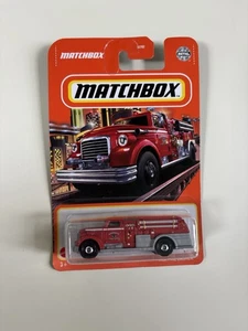 MBX FIRE DASHER Matchbox Mattel Red Truck Engine 2021 7/100 Classic Style - Bild 1 von 2