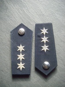 NEU Uniform- Schulterklappen * Polizei * PHK blau-silber gehobener Dienst - Bild 1 von 6