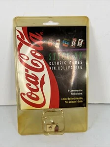 "Stuck On Olympic Games Collecting" Pin Coca-Cola 1995- New- "Atlanta 1996" - Picture 1 of 4