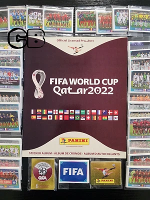 Panini FIFA World Cup Qatar 2022 Complete Set + Album 670 Stickers US VERSION