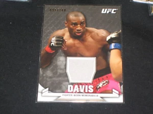 PHIL DAVIS UFC TOPPS CERTIFIED AUTHENTIC FIGHTER WORN MEMORABILIA CARD 91/188 - Picture 1 of 2