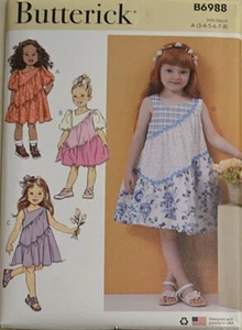 Butterick 6988 - Children's Dresses - Picture 1 of 2