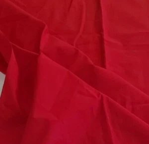Solid Christmas Red All Cotton Fabric 42" Wide x 1⅔ Yards - Picture 1 of 5