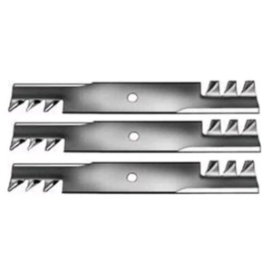3 Pack HD Mulching Toothed Blades 48" Fits Toro 117-7277-03 107-3192-03 ZX4800 - Picture 1 of 1