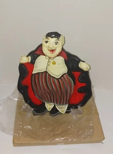 Vtg Halloween Dracula Vampire Fitz And Floyd Holiday Tray Paper Mache - Picture 1 of 4