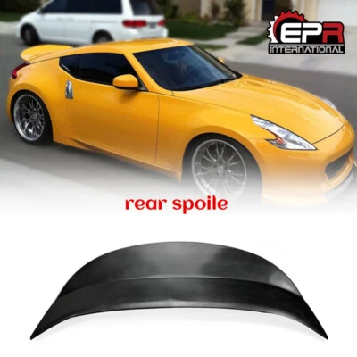 For Nissan Z34 370Z AJT3 Style FRP Rear Trunk Duckbill Spoiler Wing Lip Parts - Image 1 of 4