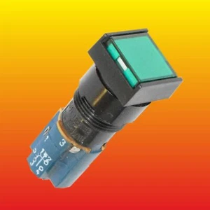 RAFI 1.15.108.251 LUMOTAST GREEN OFF/ON PUSHBUTTON MOMENTARY 1NO/1NC 4A 250V - Picture 1 of 3