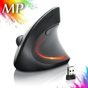Vertikale optische Funk Maus | kabellos | ergonomisches Design - WOW Aktion - Bild 1 von 7