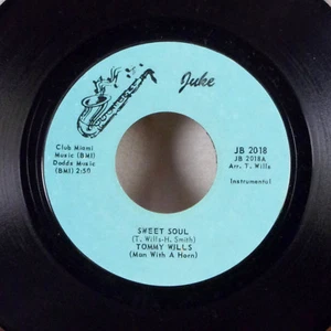 RARE Tommy Wills Sweet Soul / Together Again 7" 45 Juke EX!!! - Picture 1 of 1