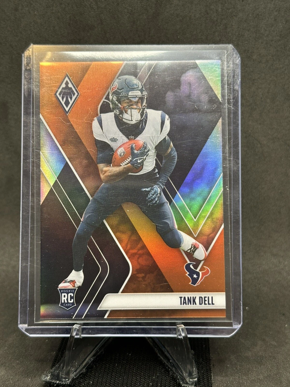 2023 Panini Phoenix Football Tank Dell RC ORANGE Seismic /99 Houston Texans #135