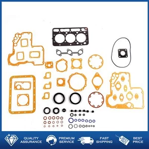 Engine Overhaul Gasket Kit for Kubota D850 B1550D B6200D KH35 Excavator Tractor - Picture 1 of 5
