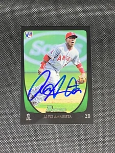 Alexi Amarista Los Angeles Angels 2011 Bowman Signed Auto Rookie Card #3 ~ COA - Picture 1 of 3