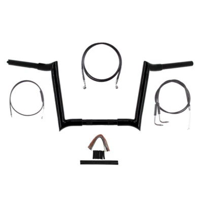 Kit de manillar Hooker Ape 1990-1995 Harley-Davidson Dyna 1 1/4" negro 12" Foto 1 de 3