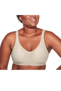 Bali Comfort Revolution Comfort Wirefree Bra Almond Aztec - Picture 1 of 3