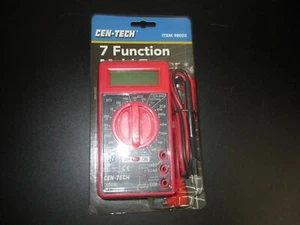 Cen-Tech 7 Function Multi-Tester-Sealed New'Old Stock'#98025 - Picture 1 of 4