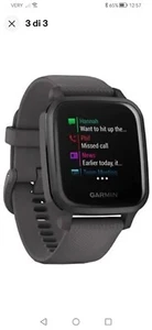 Orologio Garmin - Venu Sq - Shadow Grey Slate 010-02427-10, Unisex Nero - Foto 1 di 7