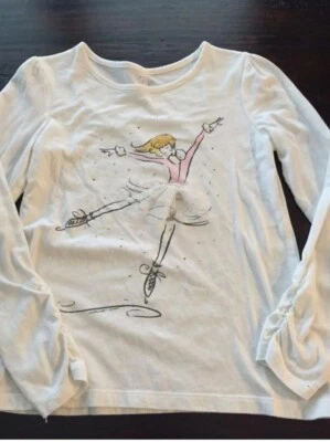 NUEVO SIN ETIQUETAS The Children’s Place Girls Figura Patinador Top Talla 10/12 Foto 1 de 3