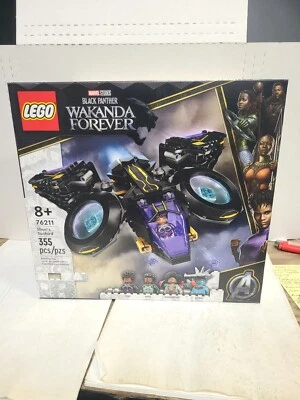 LEGO Marvel Black Panther Building Kit #76211 Shuri's Sunbird, 355 Pieces, New - Image 1 of 4