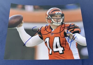 ANDY DALTON SIGNED 8X10 PHOTO CINCINNATI BENGALS FOOTBALL QUARTERBACK AUTOGRAPH - Picture 1 of 1
