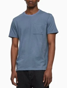 Calvin Klein Men's Smooth Cotton Dotted Crewneck T-Shirt, Flint Stone, Sz XL - Picture 1 of 4