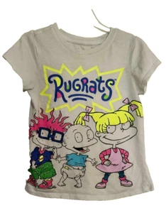 Nickelodeon Rugrats Graphic Print Short-Sleeve T-Shirt Girls Size 7/8 - Picture 1 of 3