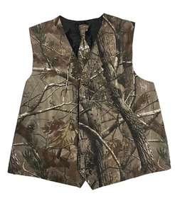 Realtree Camouflage Formal Vest And Tie Mens 2XL Tall Camo Prom Wedding - Picture 1 of 4