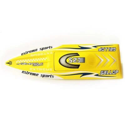 E25 Electric Racing KIT RC Boat Hull Prepainted Yellow Outdoor Model Parts - Image 1 of 2
